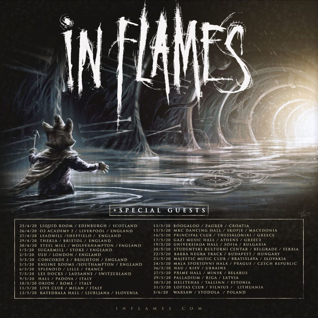 In Flames announce European tour dates! Skylight Webzine